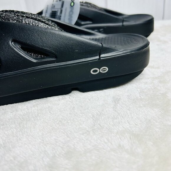 OOFOS Unisex OOriginal Thong Lightweight Regular Sandal Black Sz M9 W11 main image 6